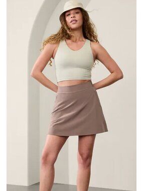 Athleta 8 Brooklyn Heights High Rise Skort Pyrite Size 8